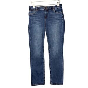Kut From The Kloth Jeans Womens 8 Blue Kay Boyfriend Medium Wash Stretch Classic